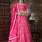 Pretty Pink Silk Lehenga Choli Set - Rajwada