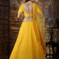 Pretty Yellow Silk Lehenga Choli Set - Rajwada