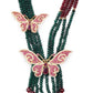 Princely Green Necklace Set - Rajwada