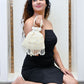Rajwada White Jute Embellished Potli For Women