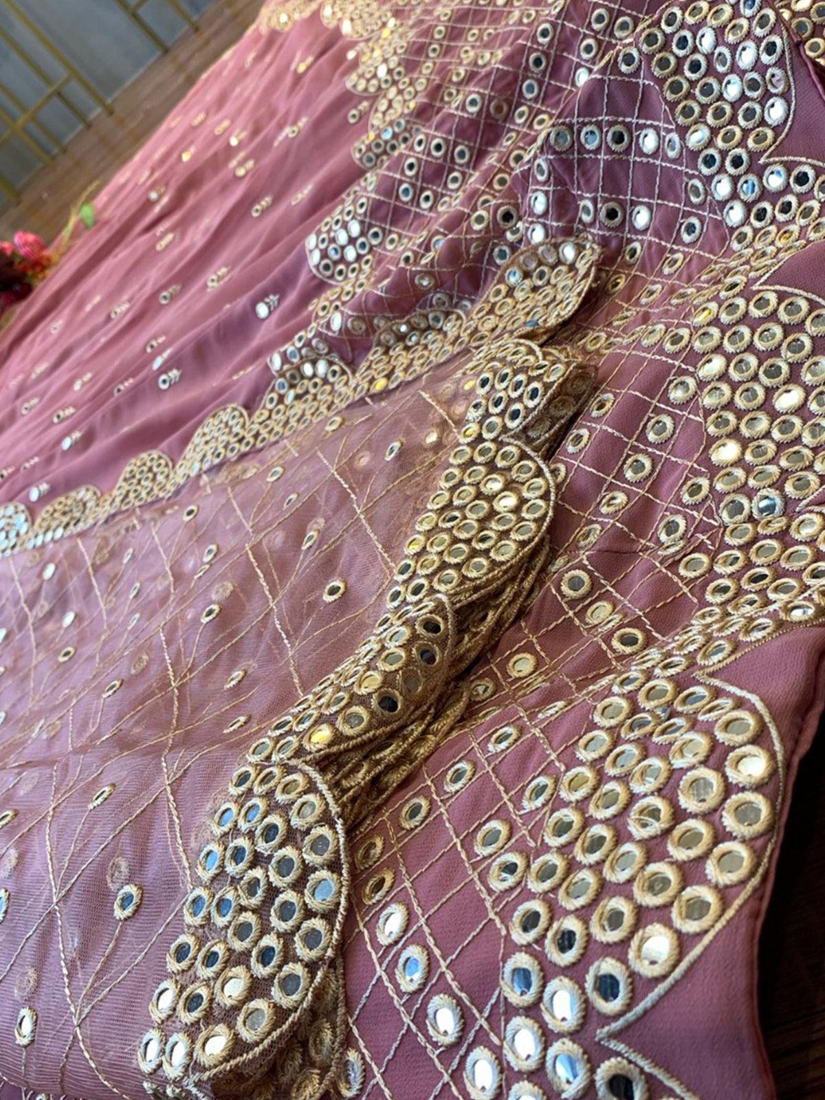 Purple Designer Lehenga Choli - Rajwada