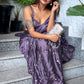 Rajwada Women Purple Sequin Saree With Unstitched Blouse