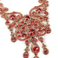 Red & Gold Stone Designer Set - Rajwada