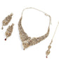 Red And Green Crystal Necklace Set - Rajwada