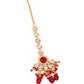Red And White Choker Set - Rajwada