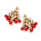 Red Elegant Kundan Necklace Set - Rajwada