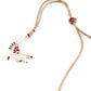 Red Kundan statement necklace set - Rajwada