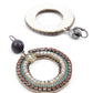 RETRO MULTICOLOERD HOOP EARRINGS - Rajwada