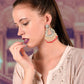 Rich pot shape kundan pearl earrings - Rajwada