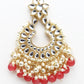 Rich pot shape kundan pearl earrings - Rajwada