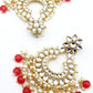 Rich pot shape kundan pearl earrings - Rajwada