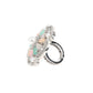 Rajwada Multicolored Embellished Silver Plated Rings For Women