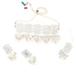 Roop White Kundan Style Choker Necklace Set - Rajwada