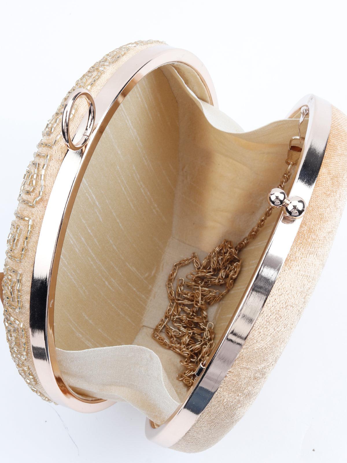 Round Embellished Inspired Sling Bag - Rajwada
