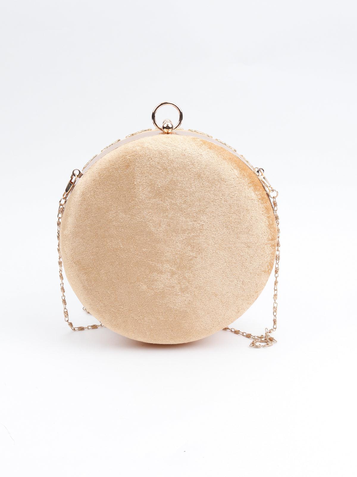 Round Embellished Inspired Sling Bag - Rajwada