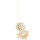 Round Pretty Gold Tone Choker Set - Rajwada