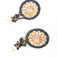 Royal Blue Pearl Choker Set - Rajwada