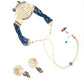 Royal Blue Pearl Choker Set - Rajwada