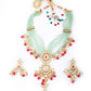 Royal Pearl & Kundan Necklace Set - Rajwada