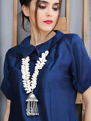 Shell Handmade Designer Necklace - Rajwada