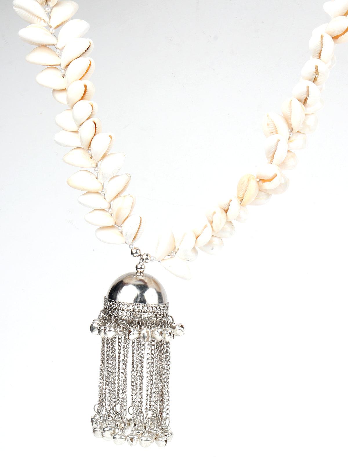 Shell Handmade Designer Necklace - Rajwada