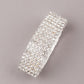 Silver artifical diamond embellished bracelet for women - Rajwada