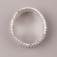 Silver artifical diamond embellished bracelet for women - Rajwada