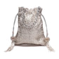 Silver Beaded Potli Handbag - Rajwada