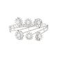 Silver diamanté gorgeous bracelet - Rajwada