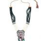 Silver Peacock Rani Haar Necklace Set - Rajwada