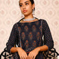 Silver-Tone Jewellery Set Embellished With Rubies - Rajwada