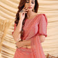Sizzling Pink Tafetta Silk Lehenga Set - Rajwada