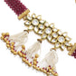Sober Maroon Choker Set - Rajwada