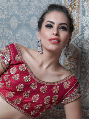 SPARKLING DIAMOND STUDDED EARRINGS - Rajwada