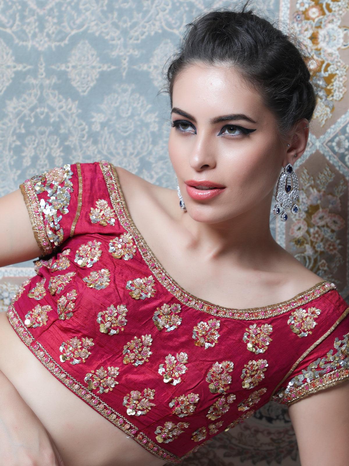 SPARKLING DIAMOND STUDDED EARRINGS - Rajwada