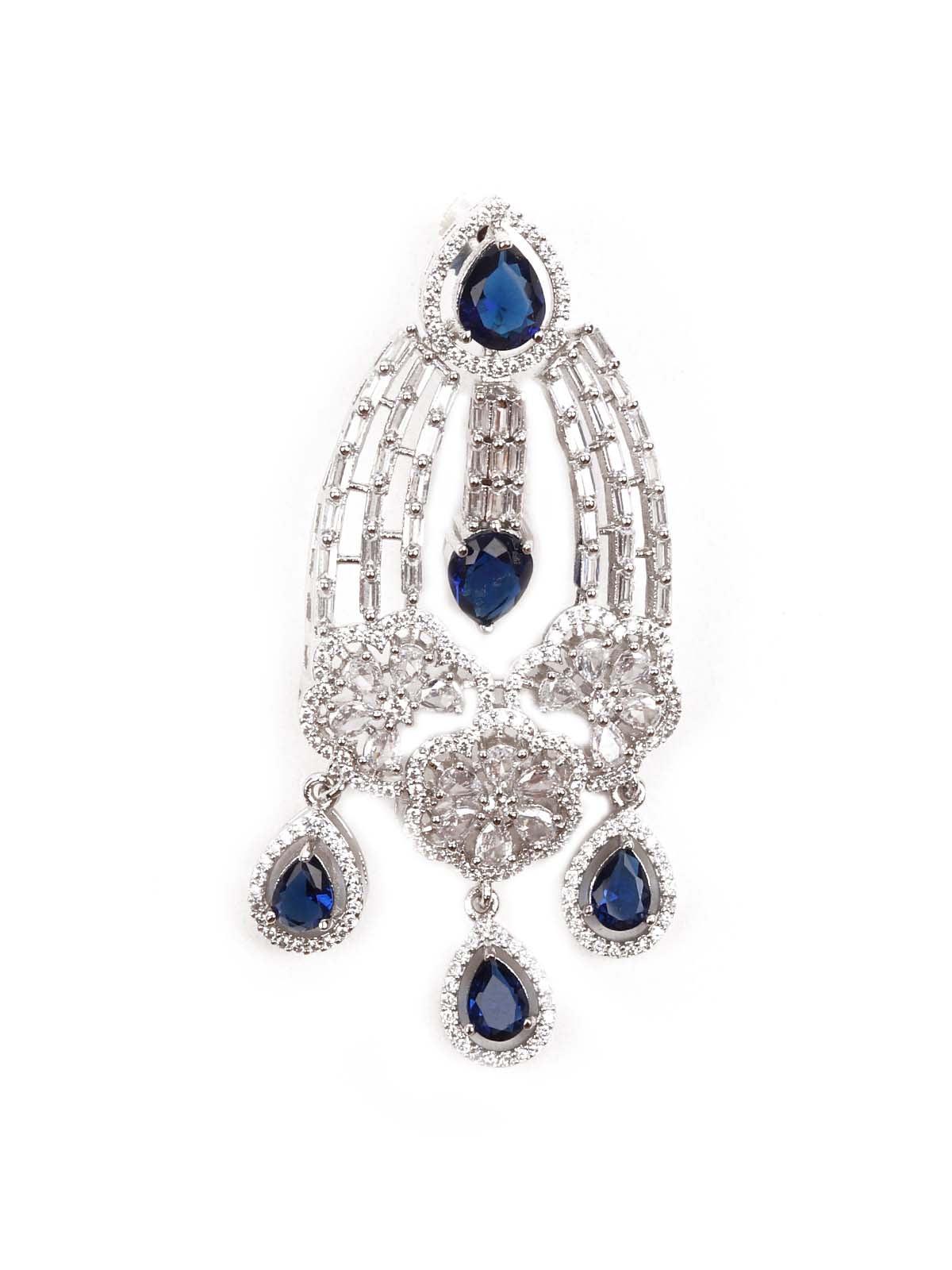 SPARKLING DIAMOND STUDDED EARRINGS - Rajwada