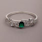 Sparkling Emerald bracelet - Rajwada