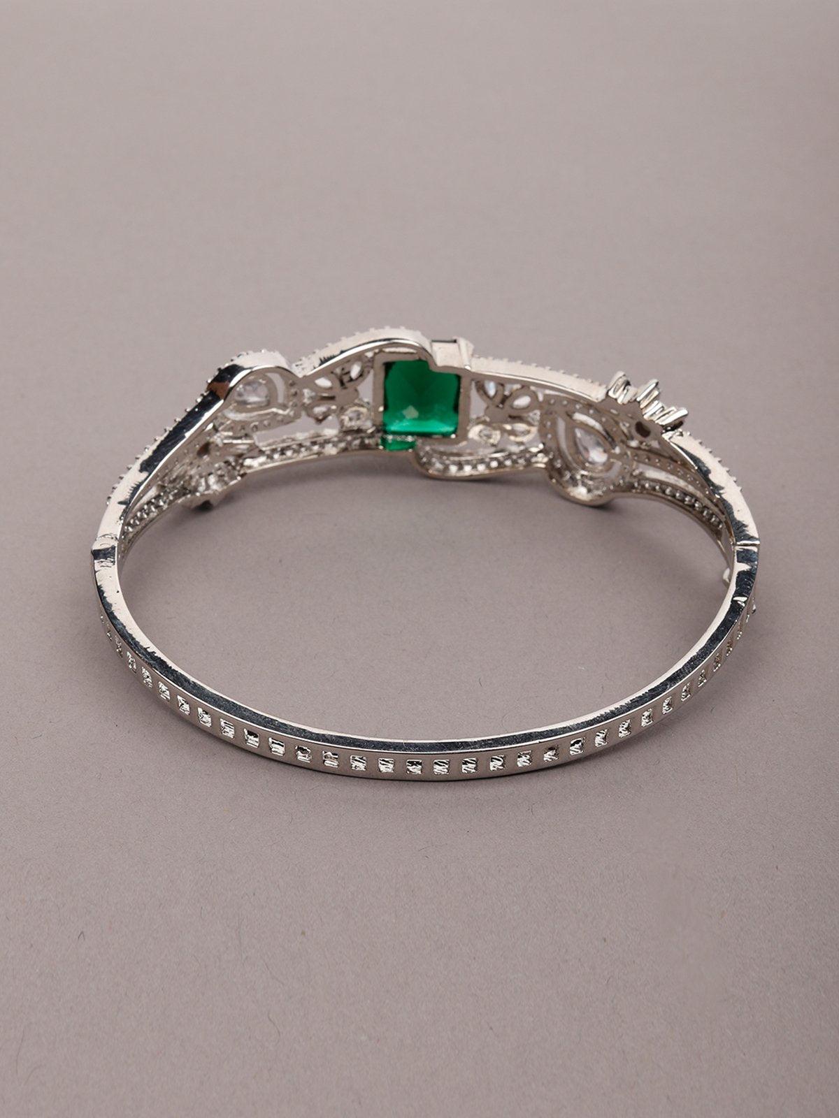 Sparkling Emerald bracelet - Rajwada