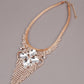 Splendid Stone Studded Necklace with Earrings - Rajwada