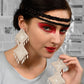 Star Shape With Pearl Earring - Rajwada
