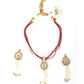 Statement Multicolor Pearls Choker Set - Rajwada