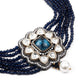 Striking Navy Blue Choker - Rajwada