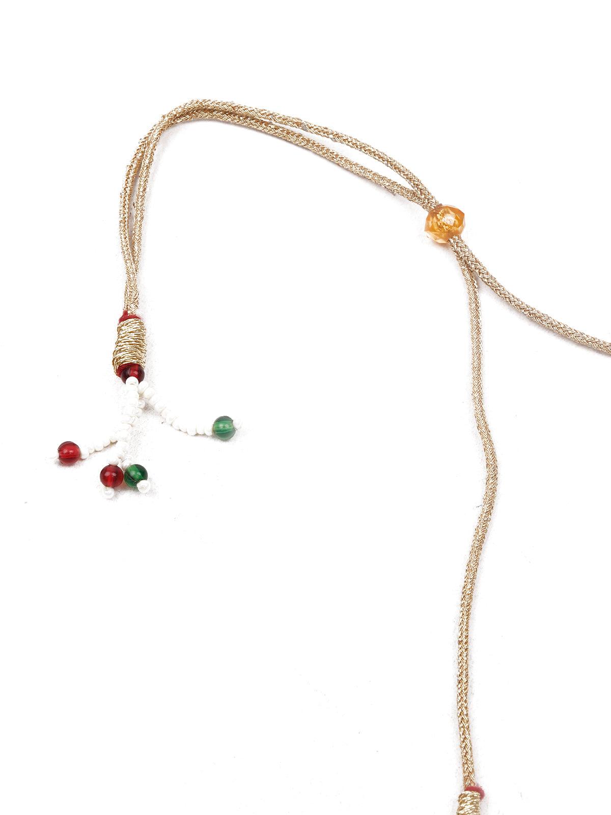 Striking Navy Blue Choker - Rajwada