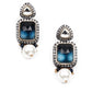 Striking Navy Blue Choker - Rajwada