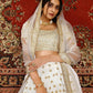 Striking White Net Lehenga Set - Rajwada