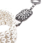 Stunning artificial pearl bracelet with a ring - Rajwada