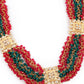 STUNNING BEADS CHOKER NECKLACE SET FOR WOMEN - Rajwada