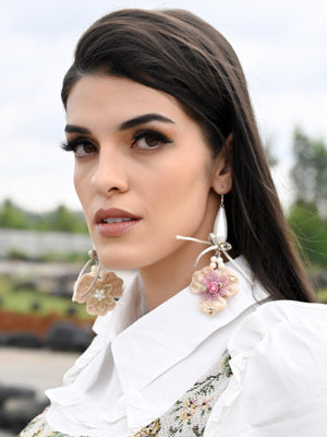 Stunning Double Sided Earrings - Rajwada