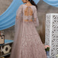 Stunning Dusty Purple Net Lehenga Choli Set - Rajwada