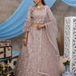 Stunning Dusty Purple Net Lehenga Choli Set - Rajwada